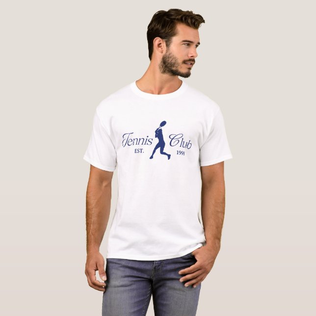 Camiseta Esportiva Clube de Tênis (Frente Completa)