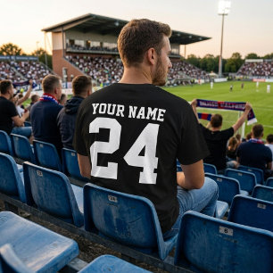 Camiseta Esportiva com Nome e Número Personalizado