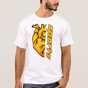 Camiseta Esportiva Coração - Exercício Para Um Cor