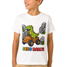 Camiseta Esportiva Dino Rally Kids – Corrida Diver