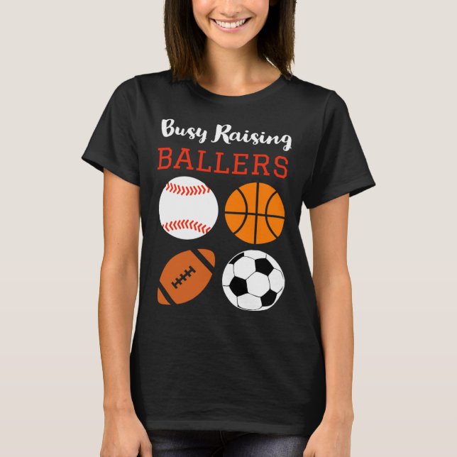 Camiseta Esportiva Mãe Enche apartamentos de balé e bailes  (Frente)