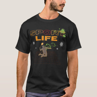 Camiseta esportiva menino família