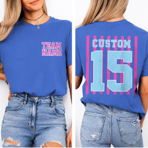Camiseta Esportiva Personalizada Frente Verso Nome