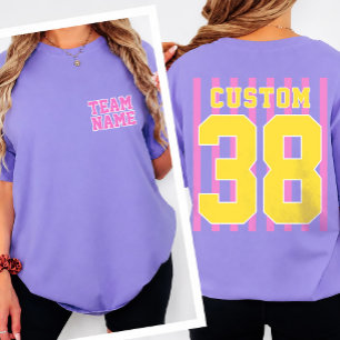 Camiseta Esportiva Personalizada Frente Verso Time