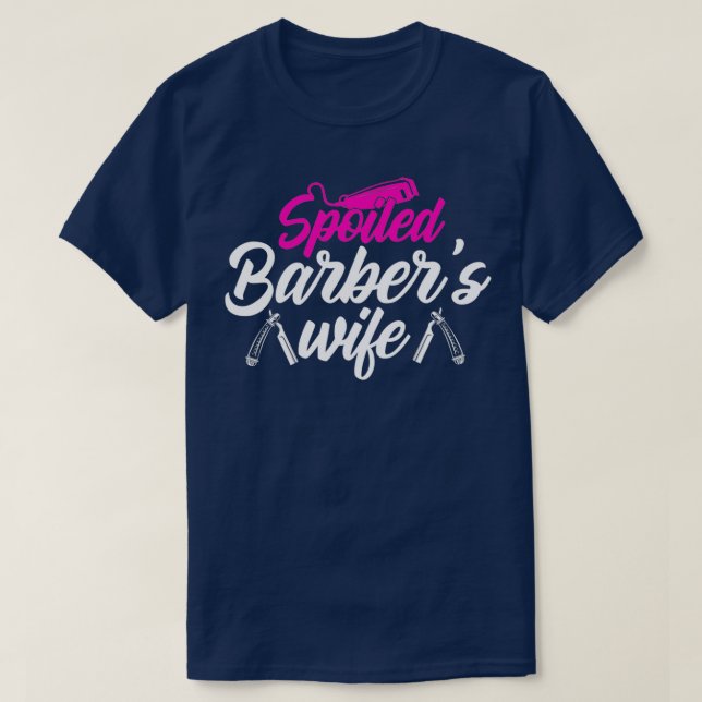 Camiseta Esposa Barberx27s com sujidade (Frente do Design)
