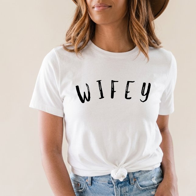 Camiseta esposa clássica mulheres Maridinha (Criador carregado)