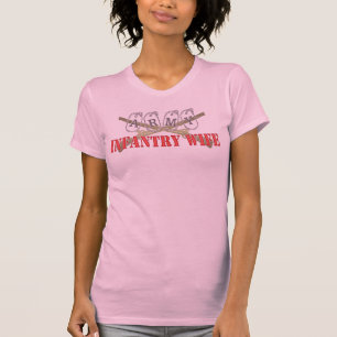 Camiseta Esposa da infantaria do exército