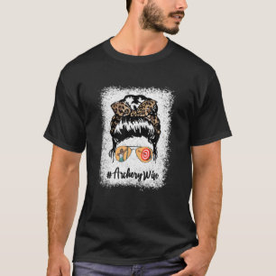 Camiseta Esposa de Archery Cabelo Mensageiro Freado Leopard