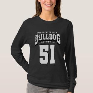 Camiseta Esposa De Futebol Do Jogador 51, Que Se Orgulha