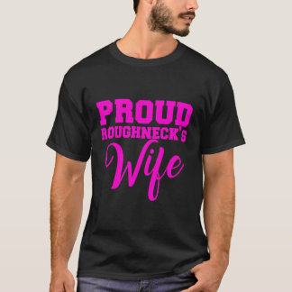 Camiseta Esposa De Roughneck, Hoodie De Campo De Petróleo F