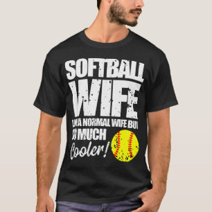 Camiseta Esposa de Treinador de Softbol Fastpitch