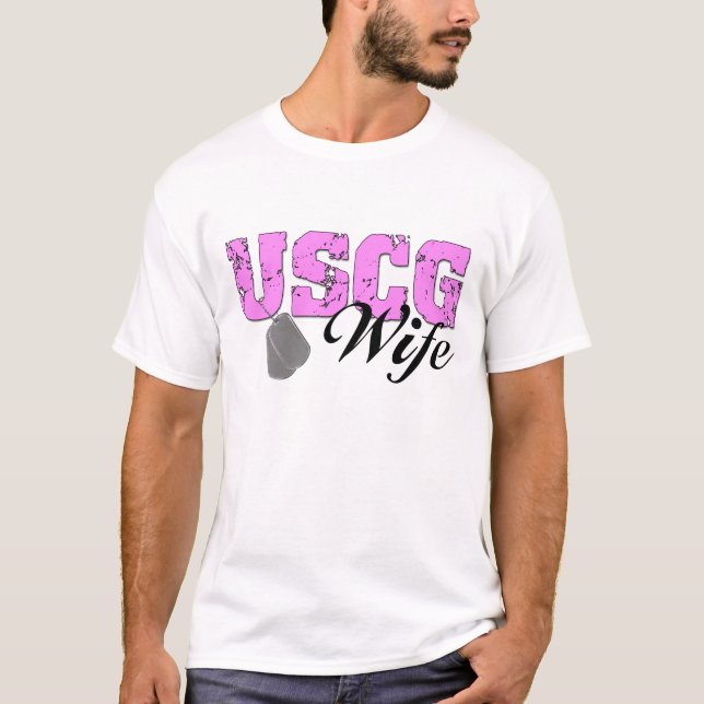 Camiseta Esposa de USCG (Frente)