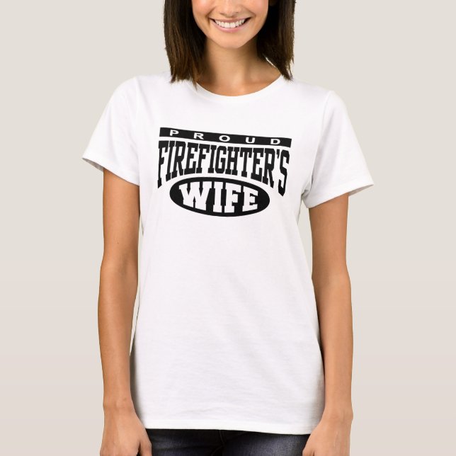 Camiseta Esposa do Bombeiro (Frente)