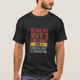 Camiseta Esposa do consultor de balas de armário da minha e