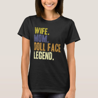 Camiseta Esposa do Dia da Mãe Bonita Dama da Mãe