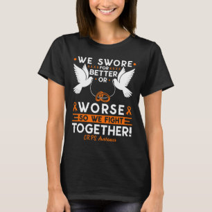 Camiseta Esposa Do Esposo De Sensibilização Do Crps