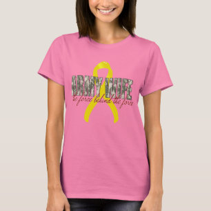 Camiseta Esposa do exército a força atrás da força