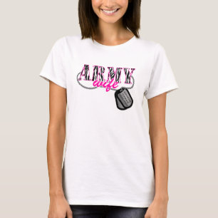 Camiseta Esposa do exército, exército forte