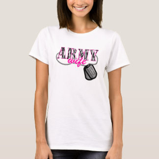 Camiseta Esposa do exército, exército forte