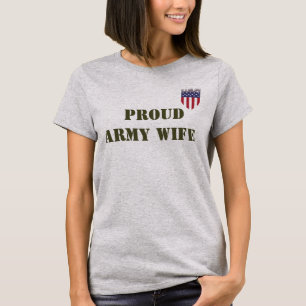 CAMISETA ESPOSA DO EXÉRCITO ORGULHOSO