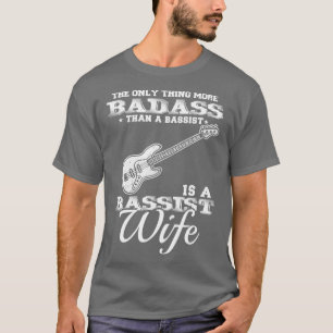 Camiseta Esposa do Jogador de Bass Bassista