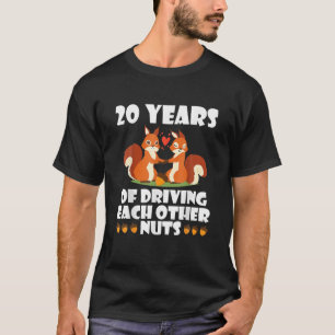 Camiseta Esposa Do Marido Fox Casou-Se 20 Anos Dirigindo Ca