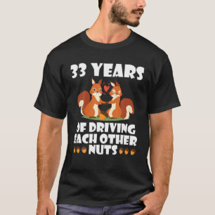 Camiseta Esposa Do Marido Fox Casou-Se Com 33 Anos De Dirig