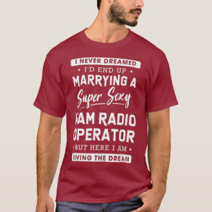 Camiseta Esposa do Operador de Rádio Ham
