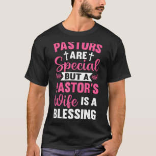 Camiseta Esposa do Pastor Bênção do Líder da Igreja Cristã 