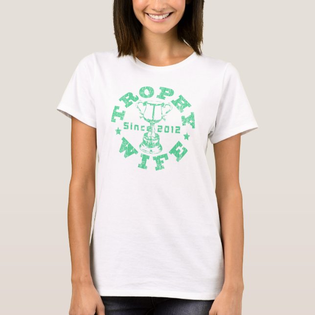 Camiseta Esposa do Troféu 2012 Verde (Frente)