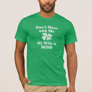 Camiseta Esposa é irlandesa