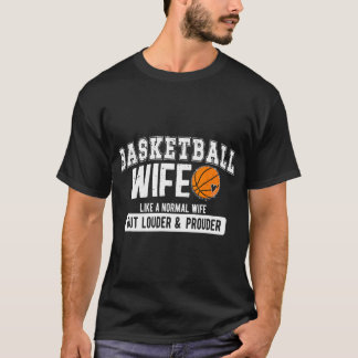 Camiseta Esposa Engraçada De Coach De Basquete C