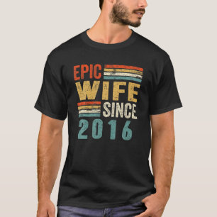 Camiseta Esposa Epic Desde 20 Anos De 5 Casamento