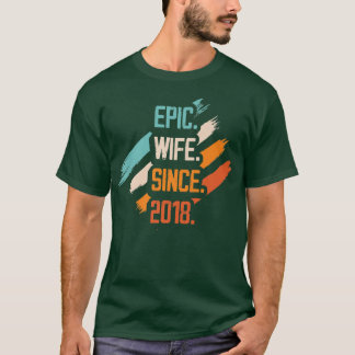 Camiseta Esposa Epic Desde O Relati De Casal Da Família De 