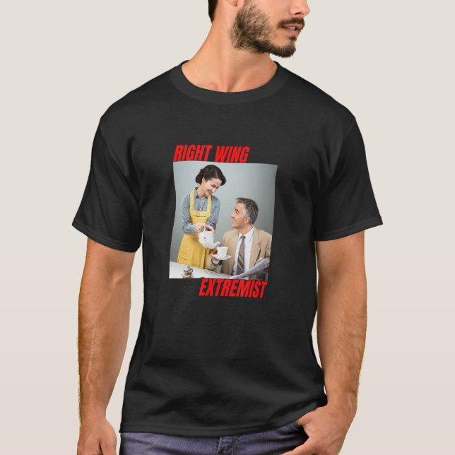 Camiseta Esposa Extremismo Extremismo Da Direita Cof (Frente)