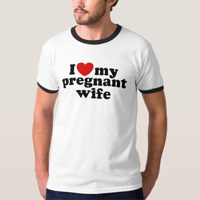 Camiseta Esposa Grávida (Frente)