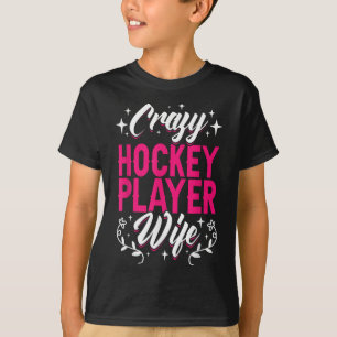 Camiseta Esposa Louca do Jogador de Hóquei Campo Olímpico d