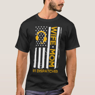 Camiseta Esposa Mãe 911 Expedidor U-U Bandeira Independênci