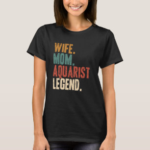 Camiseta Esposa Mãe Aquarista Aquarista Mãe