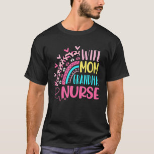 Camiseta Esposa Mãe Avó Enfermeira Dia das Enfermeiras Mãe