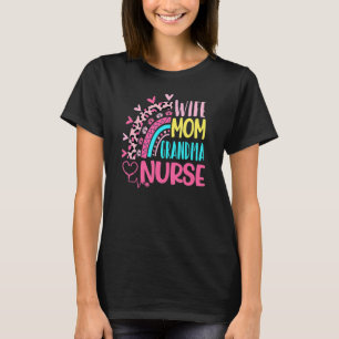 Camiseta Esposa Mãe Avó Enfermeira Dia das Enfermeiras Mãe 