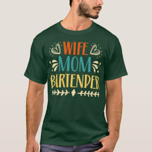 Camiseta Esposa Mãe Bartender 4
