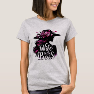 Camiseta Esposa Mãe Chefe