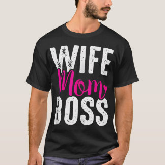 Camiseta Esposa Mãe Chefe
