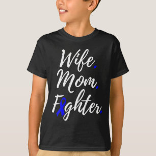 Camiseta Esposa Mãe Combatendo Alopecia Areata Consciência