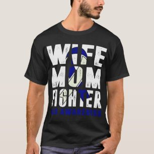 Camiseta Esposa Mãe Combatendo ALS Consciência