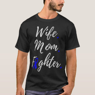 Camiseta Esposa Mãe Combatendo Charcot-Marie Doença Dente C