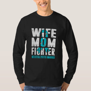 Camiseta Esposa Mãe Combatendo Cistite Intersticial Sensibi