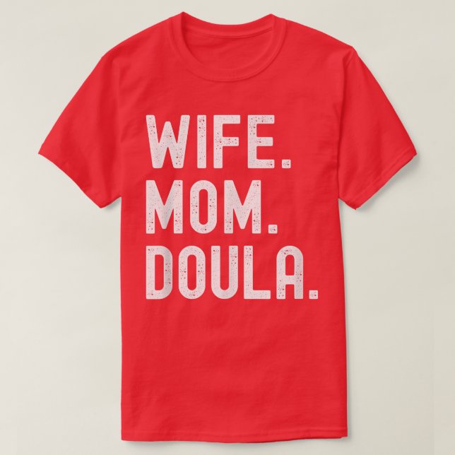 Camiseta Esposa Mãe Doula (Frente do Design)