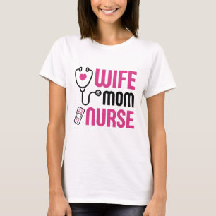 Camiseta Esposa Mãe Enfermeira